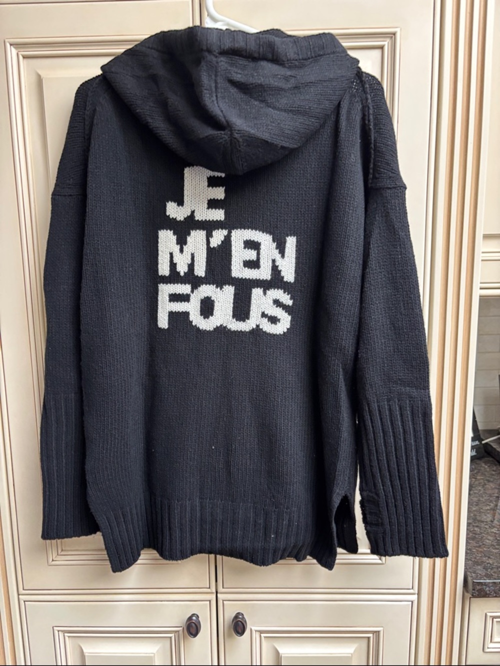 Zadig Voltaire Salma WE JMF Le Men Fous Cardigan Zip Hooded Sweater Small new